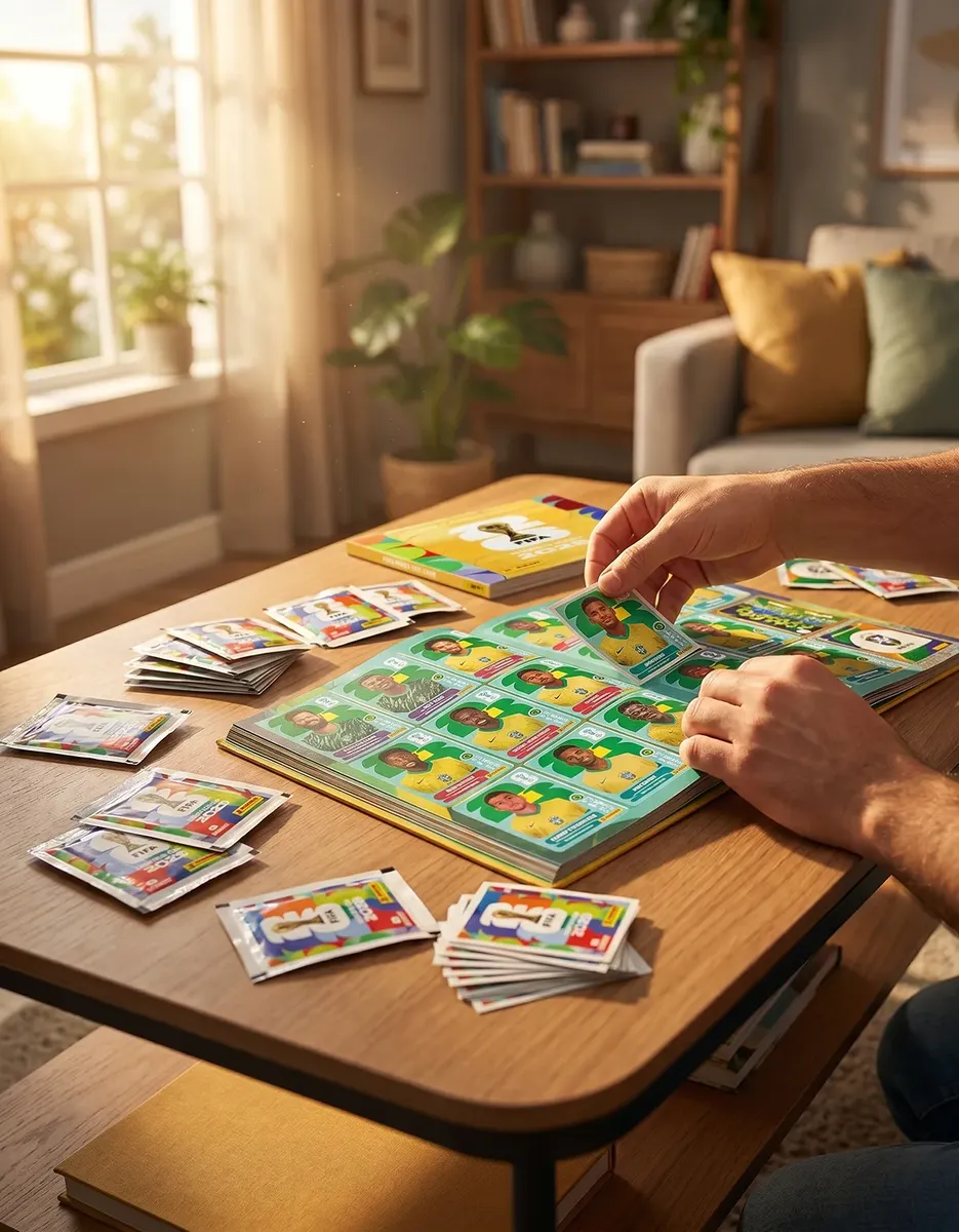 Álbum Capa Dura Ouro Copa do Mundo FIFA 2026 com 140 Figurinhas Panini — foto 2