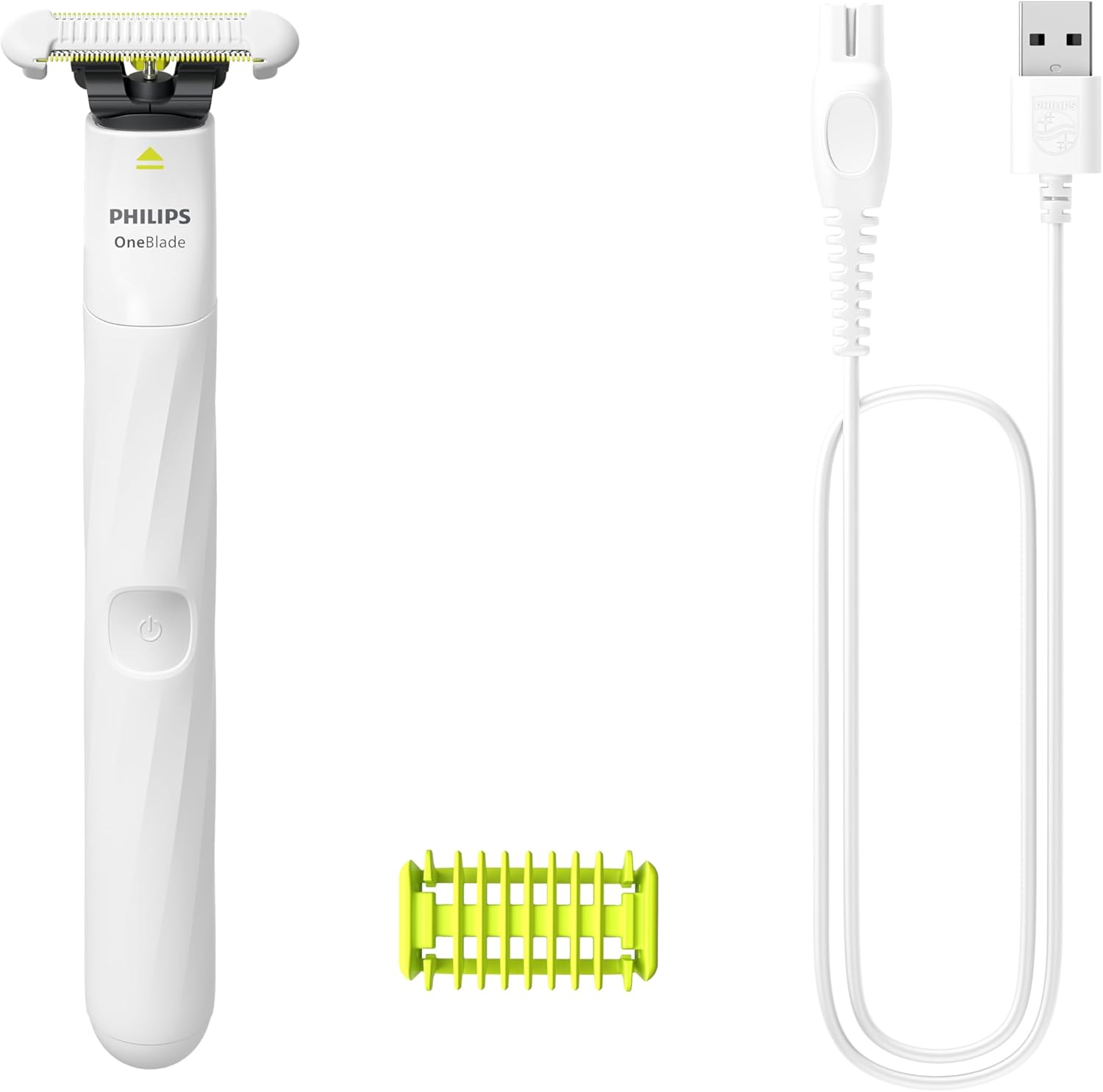 Aparador de Pelos Íntimo Philips OneBlade Intimate QP1924/10 - Bivolt, À Prova D'Água