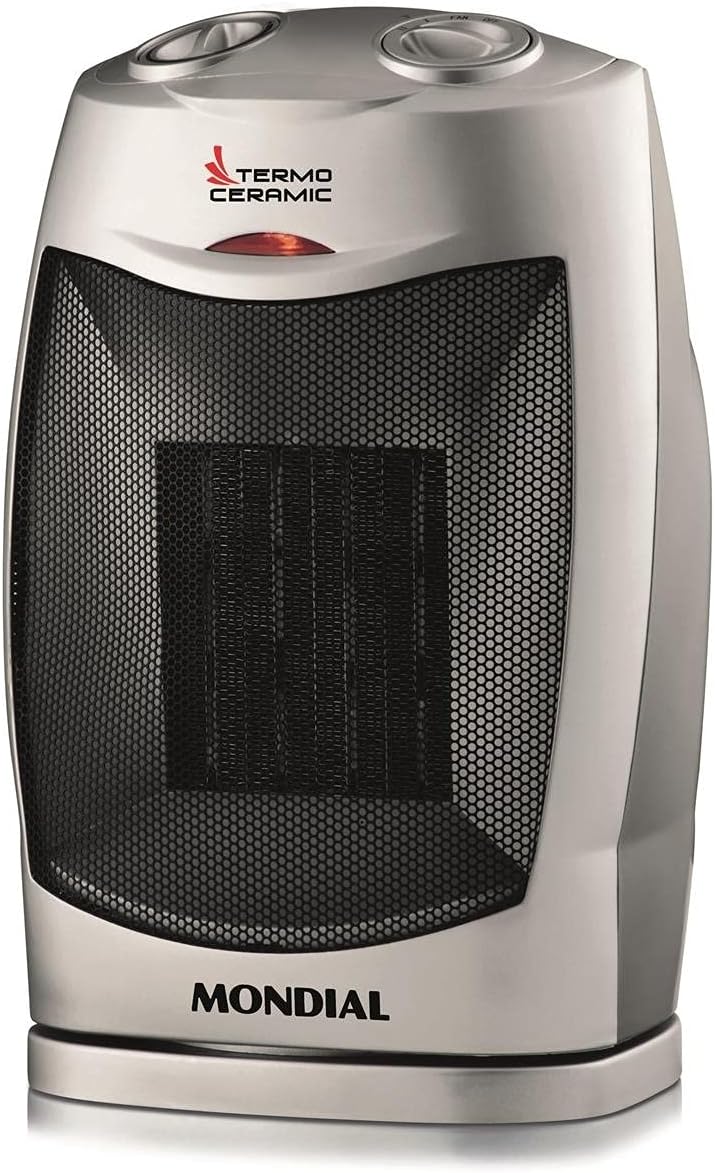 Aquecedor Mondial Termo Ceramic A-05 1500W 110V Preto e Prata — foto 4