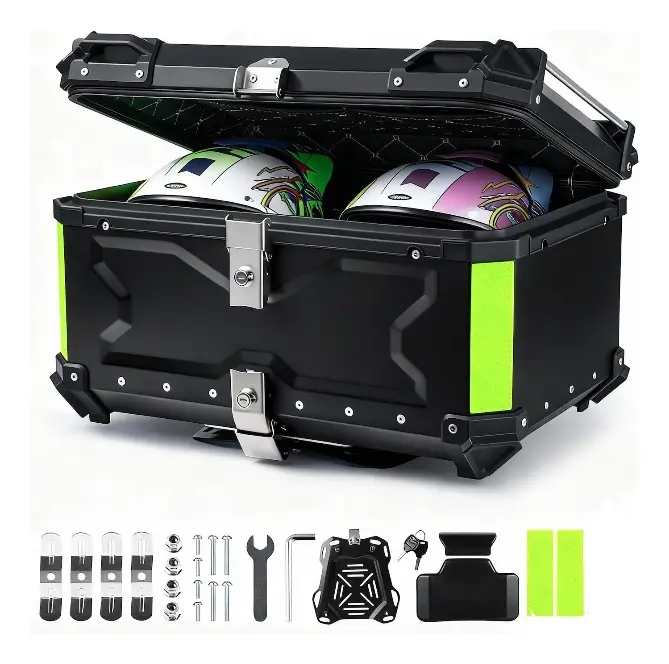 Baú Bauleto 65 Litros Alumínio Universal para Motos Flybygo
