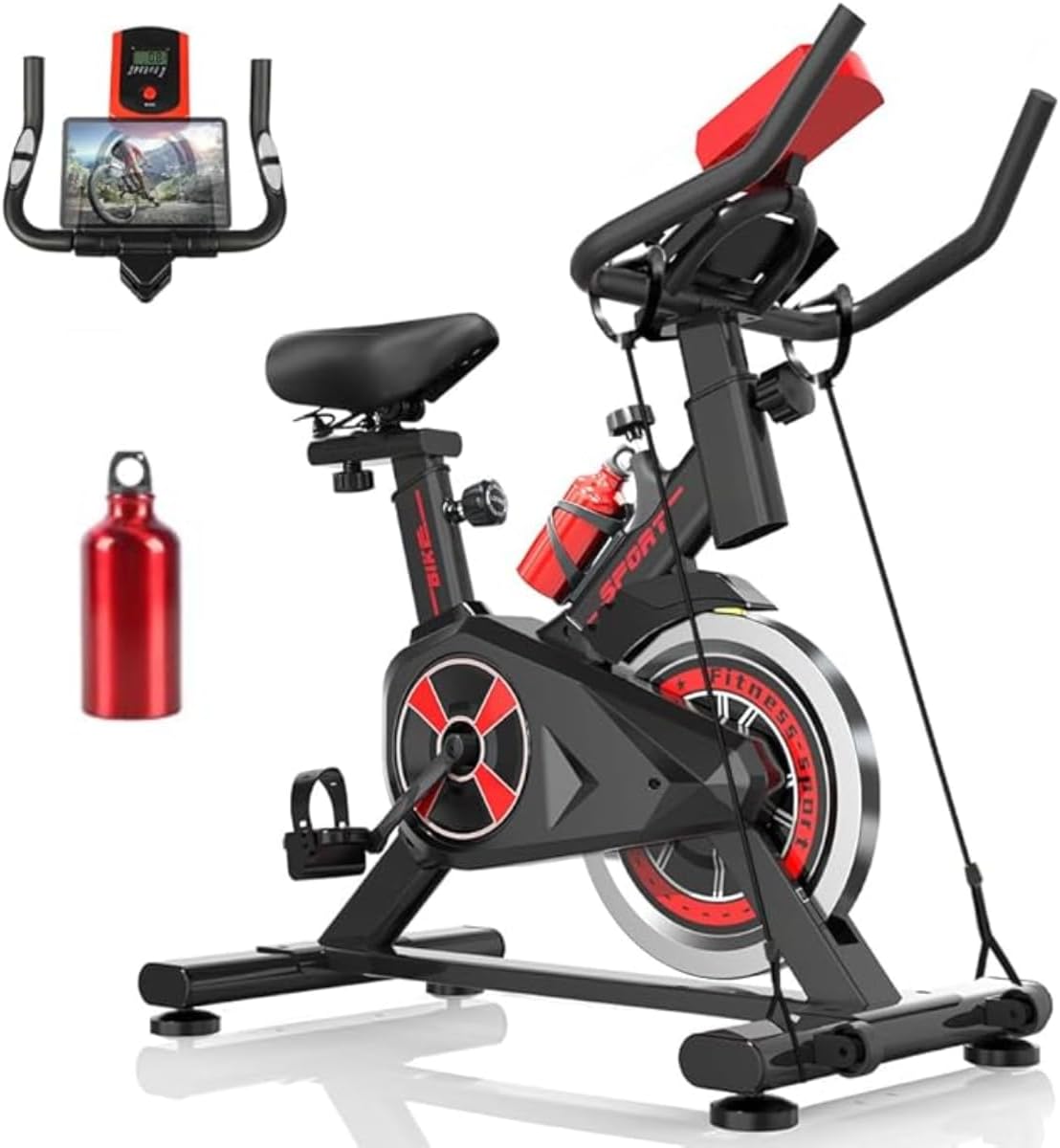 Bike Ergométrica Vertical Premium Silenciosa com Monitor LCD