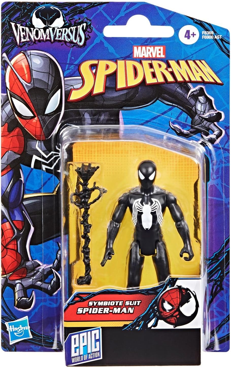 Boneco Homem-Aranha Traje Preto 10 cm - Figura Articulada Marvel — foto 2