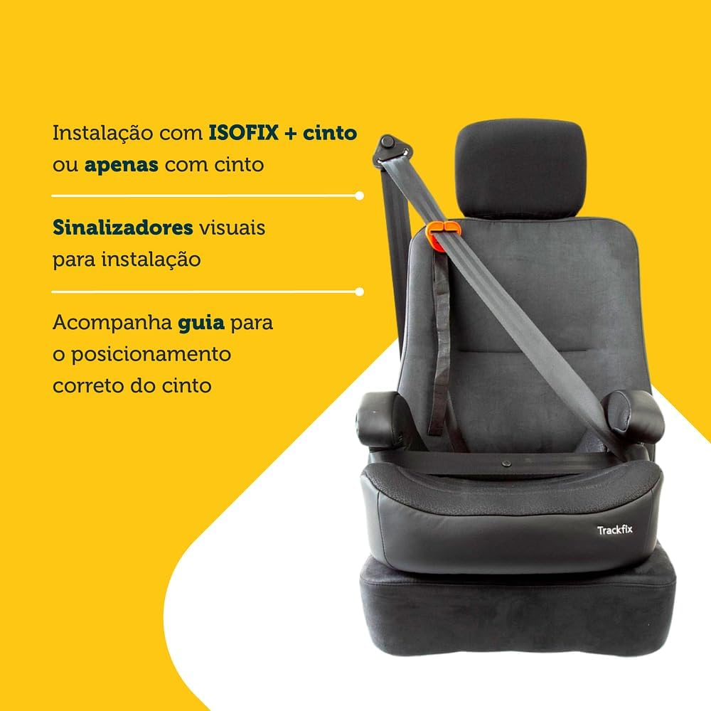 Booster Safety 1st Trackfix com Isofix - Preto — foto 4