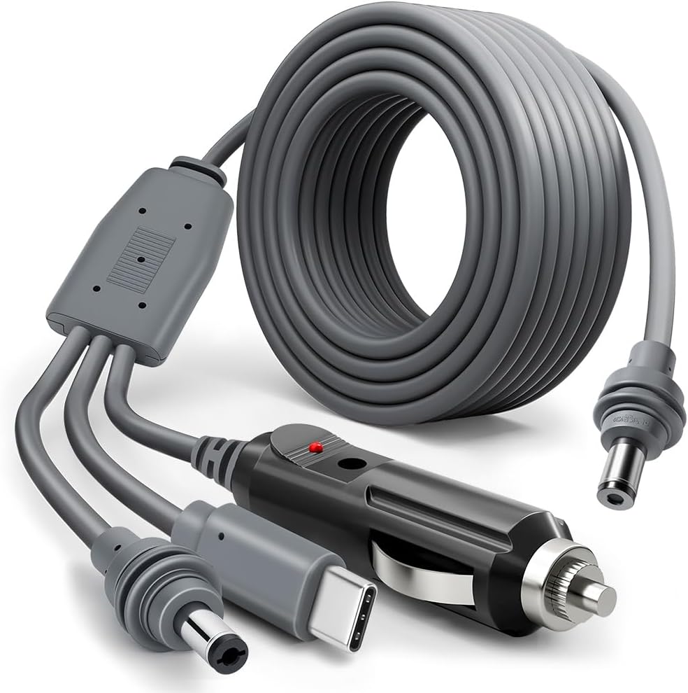 Cabo Starlink Mini para Carro - Carregador 3 em 1