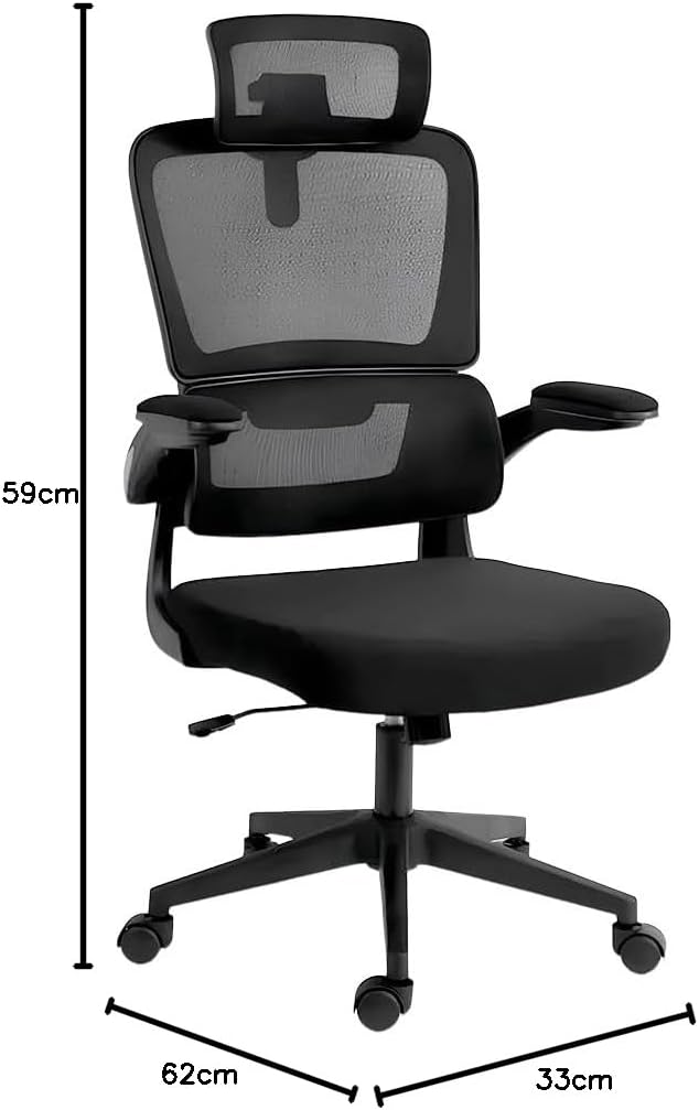 Cadeira Redragon Office Hela C214-B Preto — foto 2