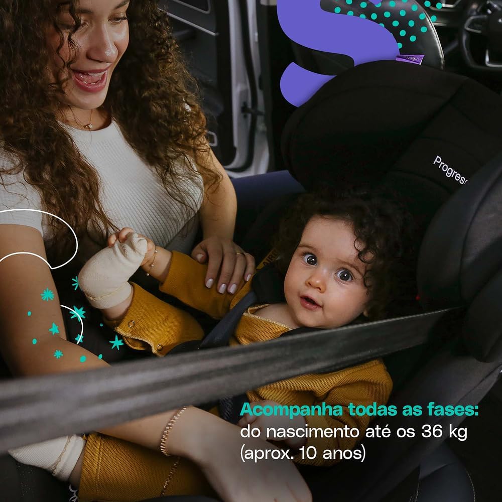 Cadeirinha para Auto Cosco Progress 0 a 36kg com 2 Posições de Inclinação — foto 2