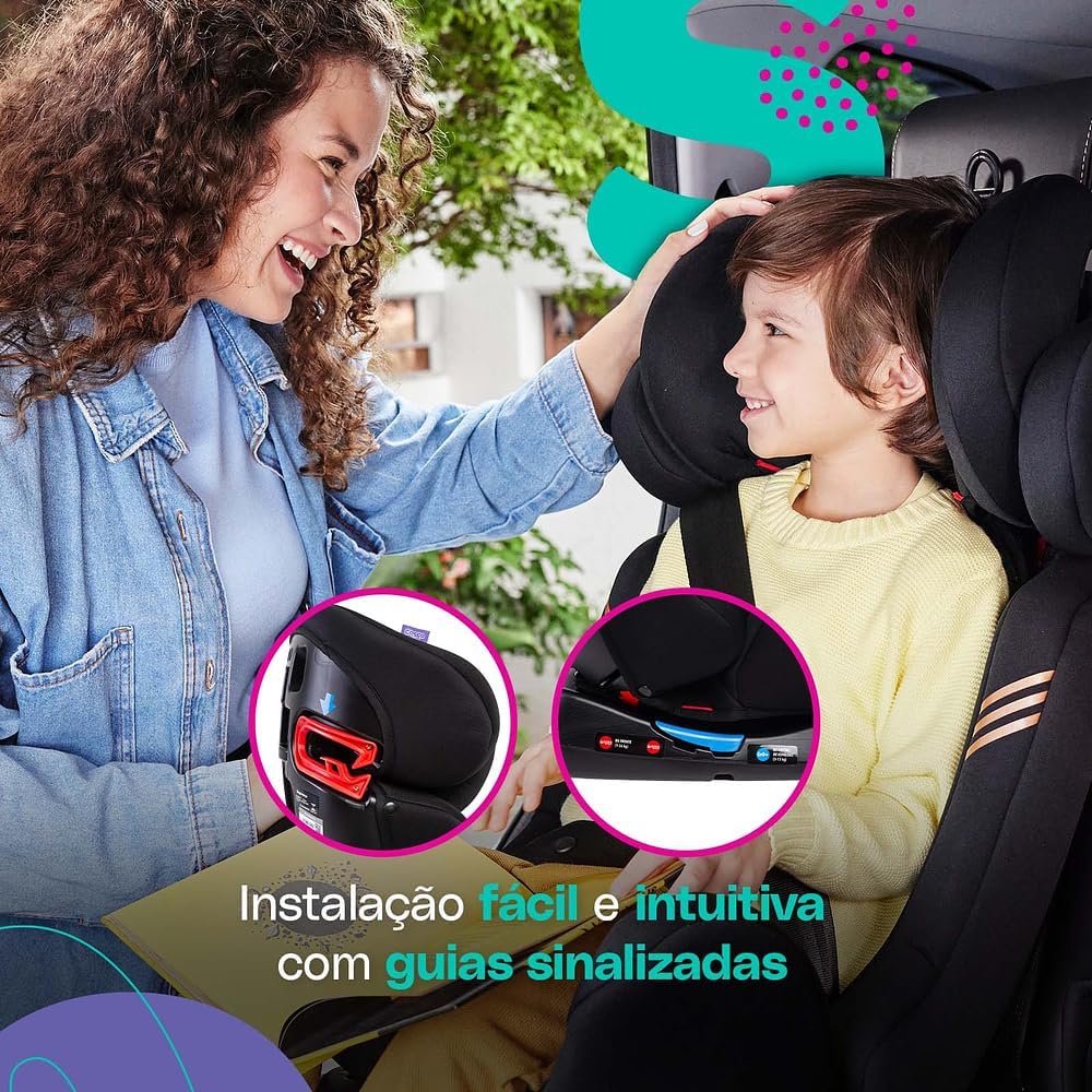 Cadeirinha para Auto Cosco Progress 0 a 36kg com 2 Posições de Inclinação — foto 6