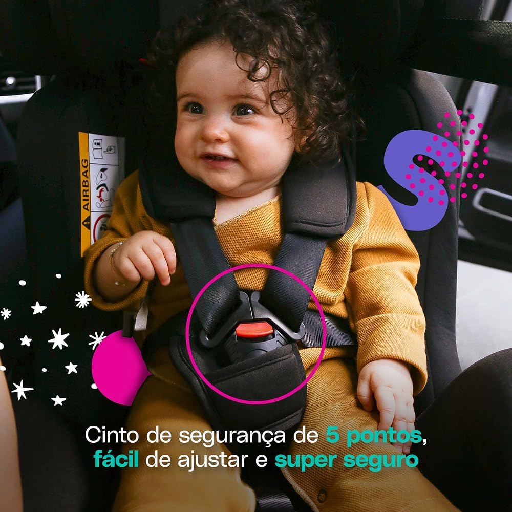 Cadeirinha para Auto Cosco Progress 0 a 36kg com 2 Posições de Inclinação — foto 5