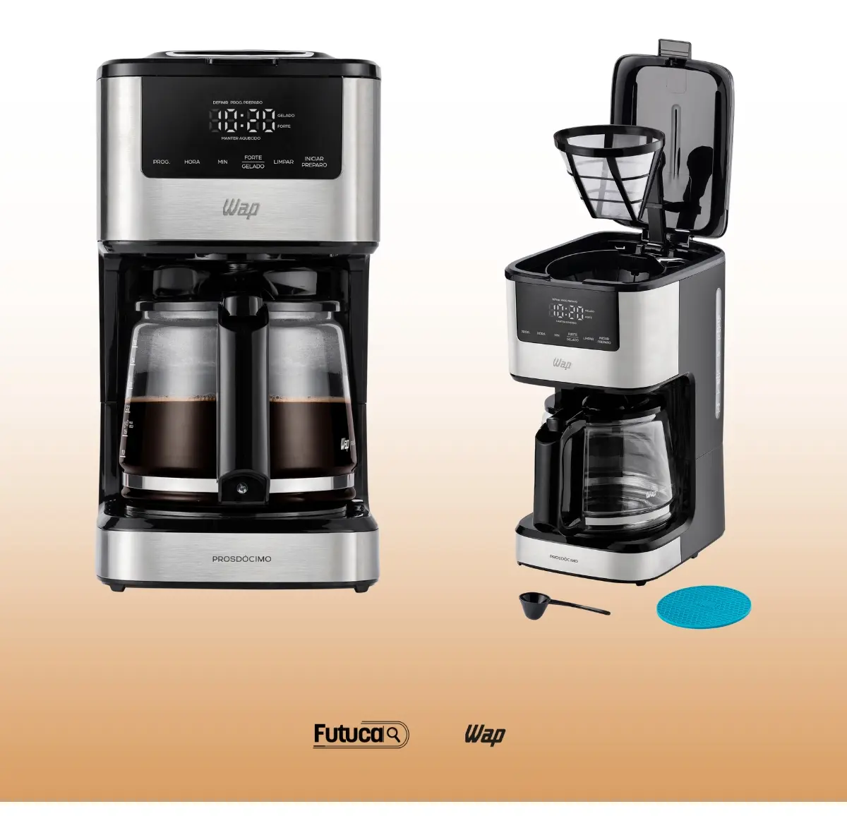 Cafeteira Elétrica WAP Aroma Digital Programável 1,5L — foto 3