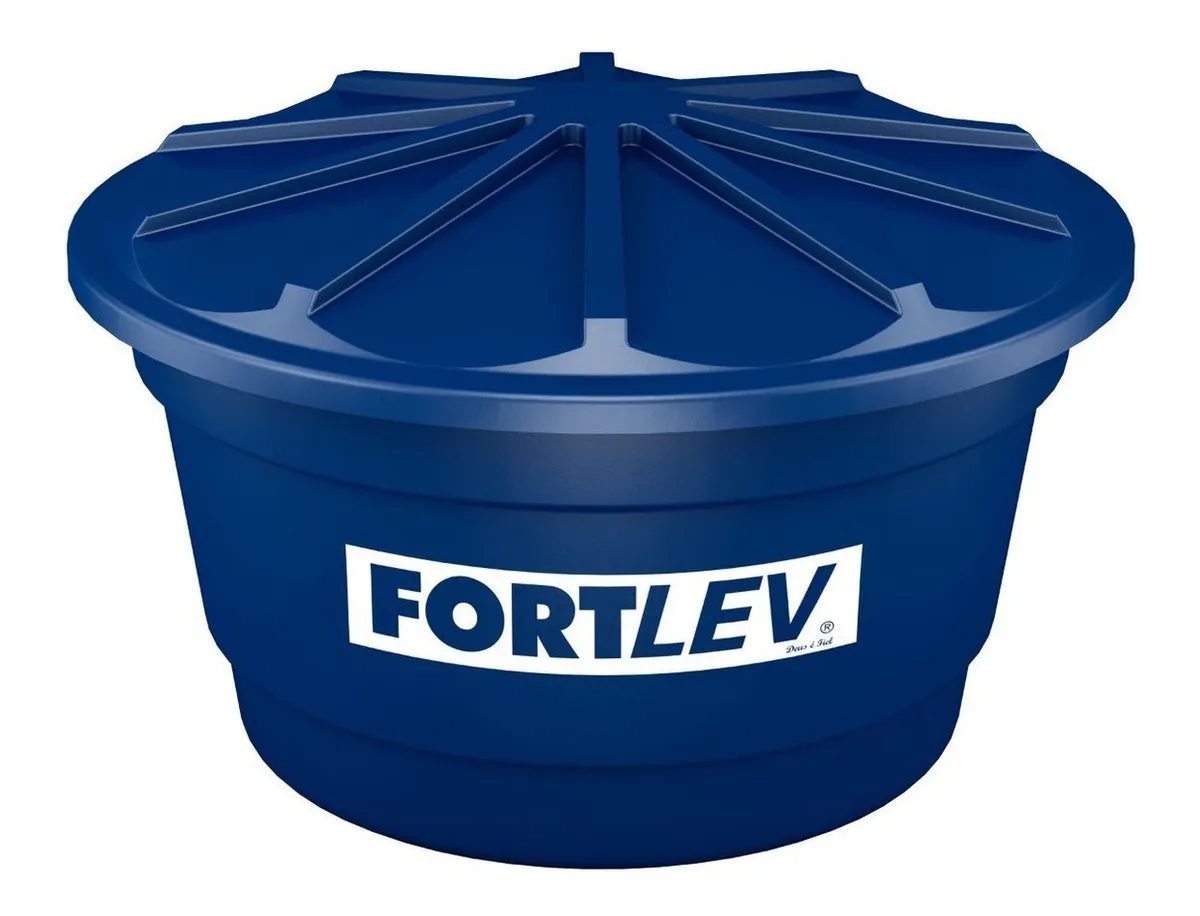 Caixa d'água Fortlev 100L Vertical Polietileno Azul — foto 2