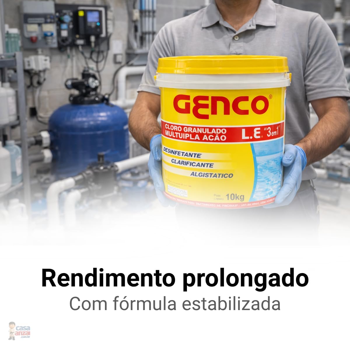 Cloro Genco L.E Mult 3x1 - 10kg — foto 4