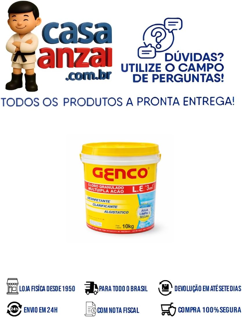 Cloro Genco L.E Mult 3x1 - 10kg — foto 7