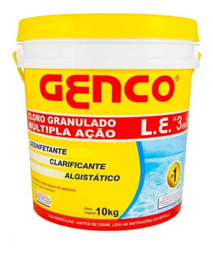 Cloro Genco Granulado 3 em 1 10kg — foto 4