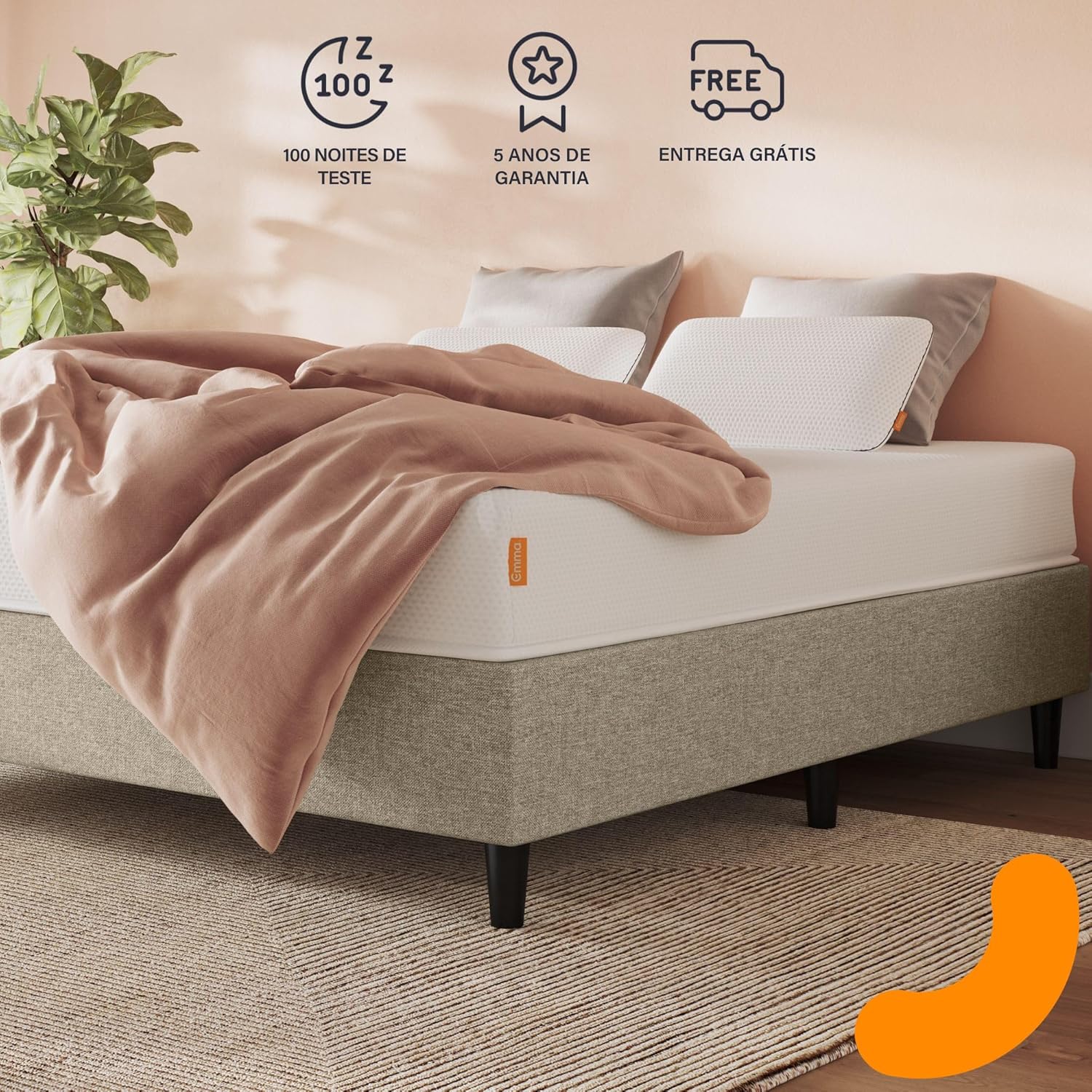 Colchão Emma Basics 17 Espuma D28 - Firme e Compacto — foto 6