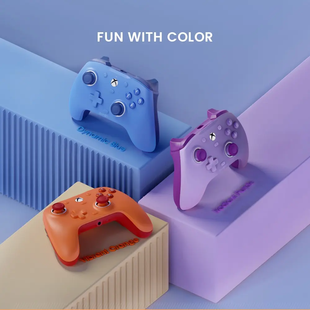 Controle Com Fio GameSir G7 SE para Xbox e PC - Laranja — foto 3