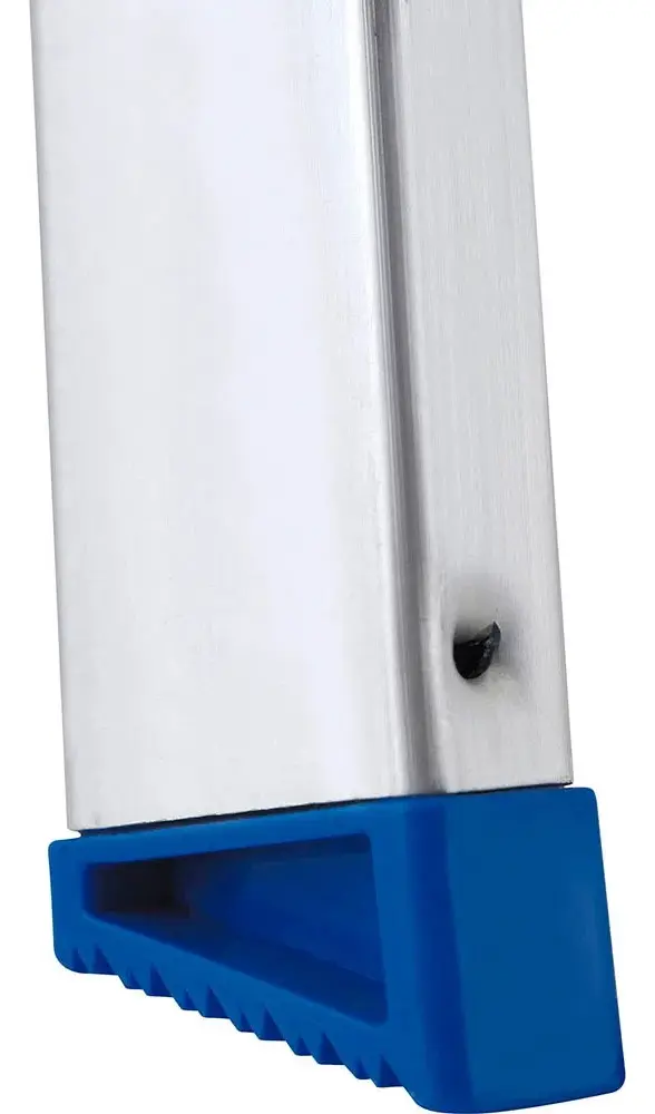 Escada de Alumínio Mor 3 Degraus Modelo 5101 Prateado/Azul — foto 4