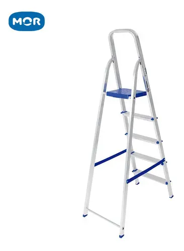 Escada Mor 5103 5 Degraus Alumínio — foto 3