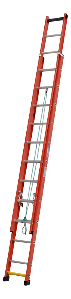 Escada Extensível WBertolo MOD-BR 19 Degraus 6m Alumínio Dielétrica