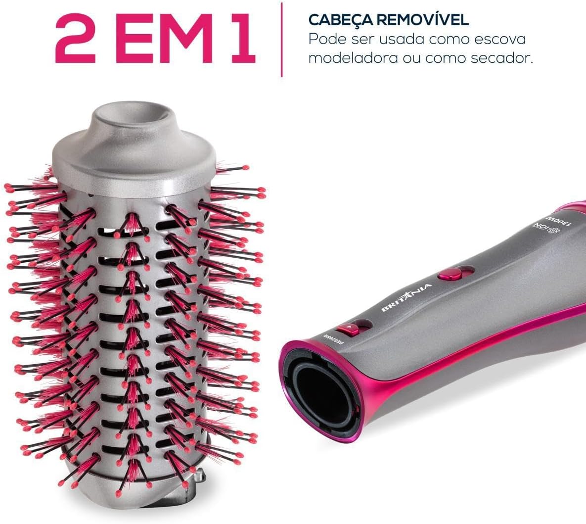Escova Secadora Britânia BES26SR 1300W Bivolt 4 em 1 — foto 6