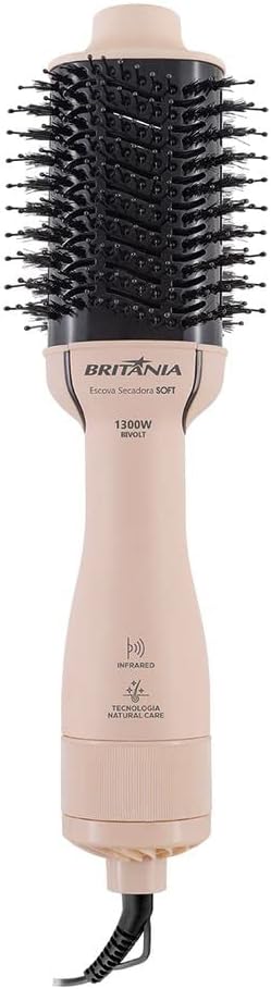Escova Secadora Britânia Soft 4 em 1 BEC07R 1300W Bivolt — foto 2