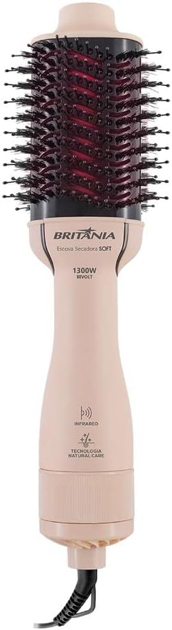 Escova Secadora Britânia Soft 4 em 1 BEC07R 1300W Bivolt — foto 3