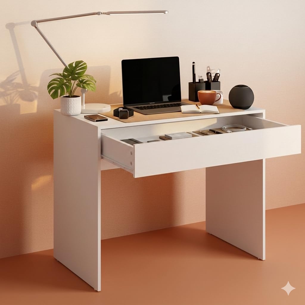 Escrivaninha Multifuncional Compacta Branco — foto 4