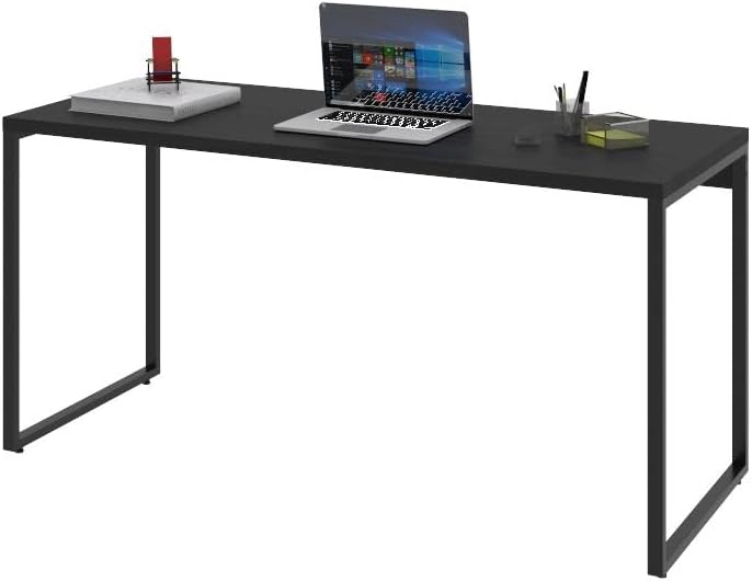 Escrivaninha Trevalla Kuadra ME150-E10 Industrial 150cm Preto Onix — foto 5
