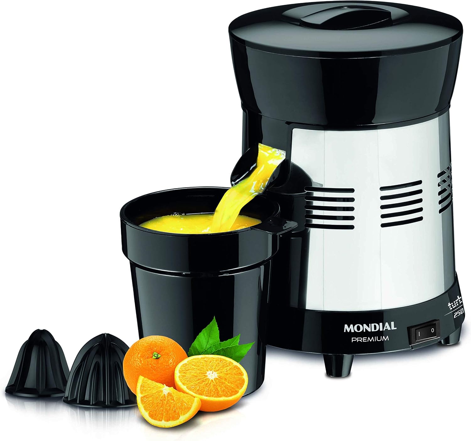 Espremedor de Frutas 250W 1 Litro com 2 Cones - Bivolt