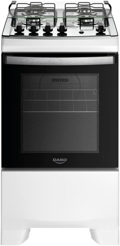 Fogão 4 Bocas Dako Supreme Branco com Forno de 60L