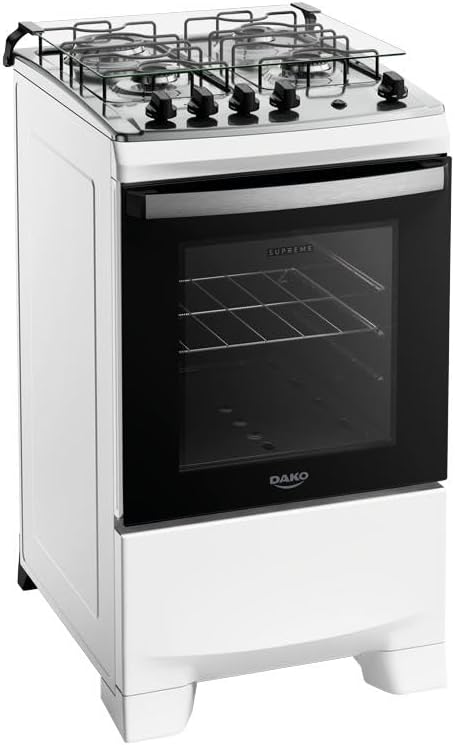 Fogão 4 Bocas Dako Supreme Branco com Forno de 60L — foto 2