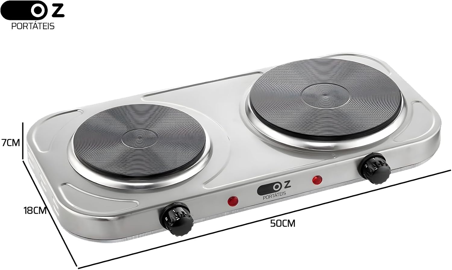 Fogão Elétrico Cooktop 2 Bocas FE2000 127V — foto 3