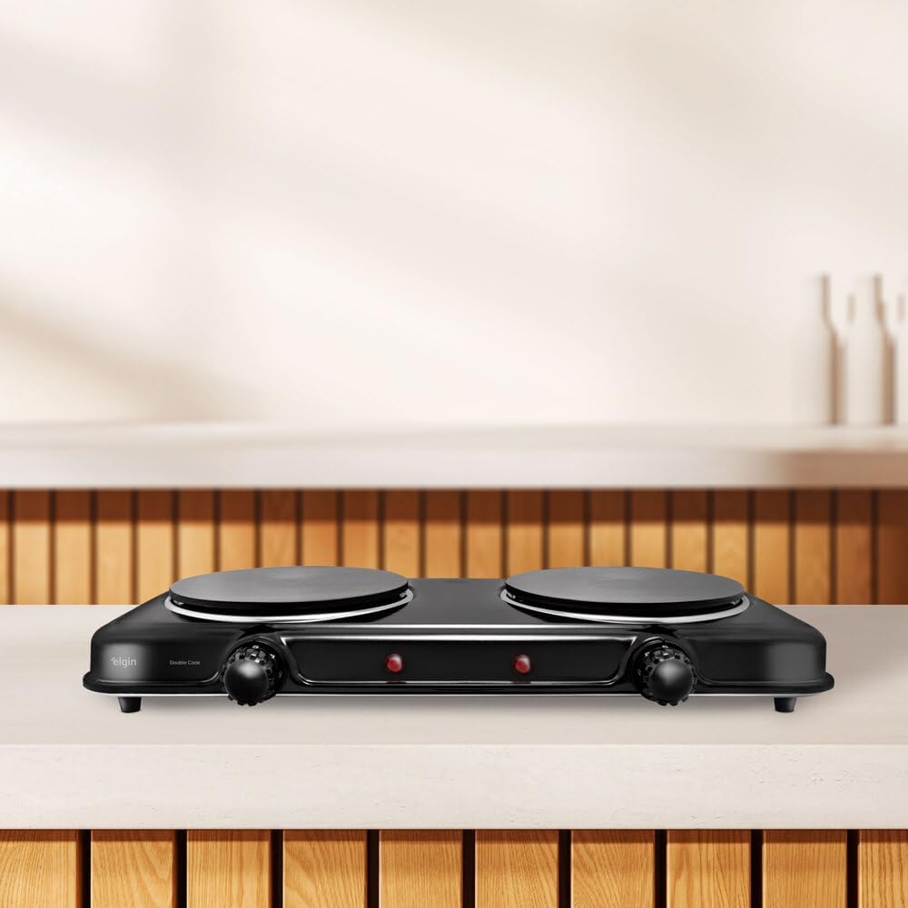 Fogão Elétrico Portátil Cooktop Elgin Double Cook 2 Bocas 110V — foto 7