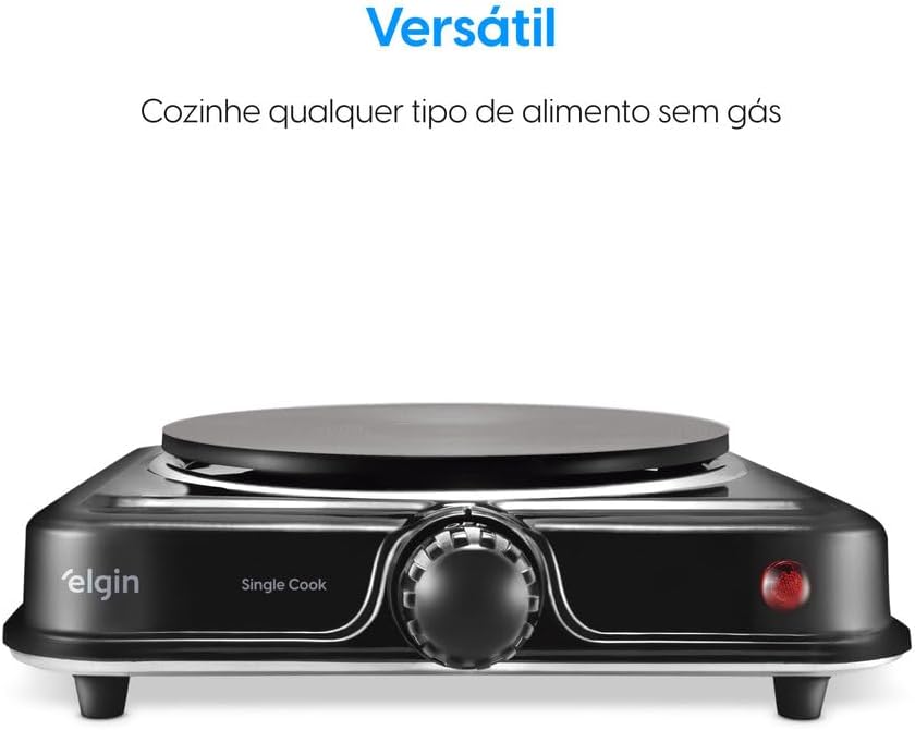 Fogão Elétrico Portátil Cooktop Elgin Single Cook 1 Boca 220V — foto 2