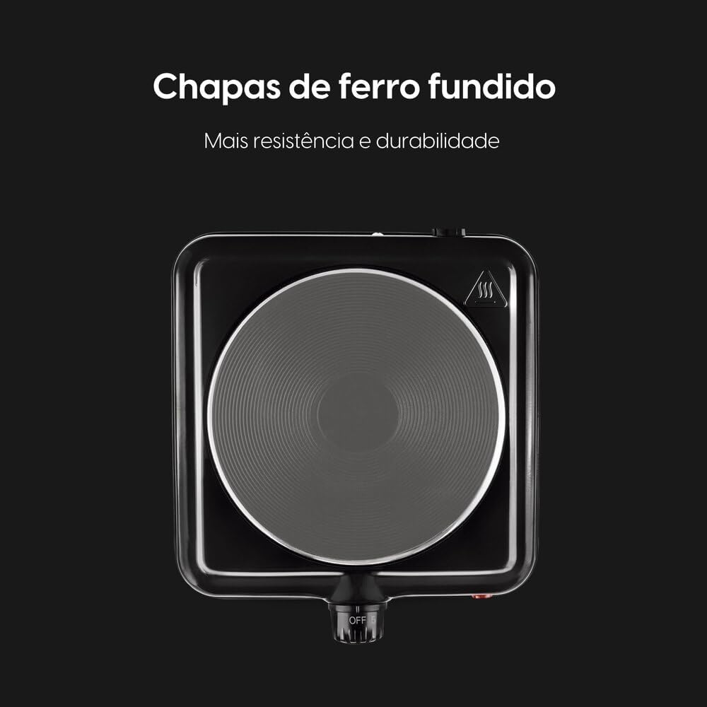 Fogão Elétrico Portátil Cooktop Elgin Single Cook 1 Boca 220V — foto 5