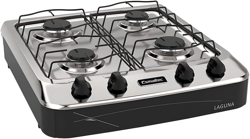 Fogão Esmaltec Laguna 4 Bocas Inox