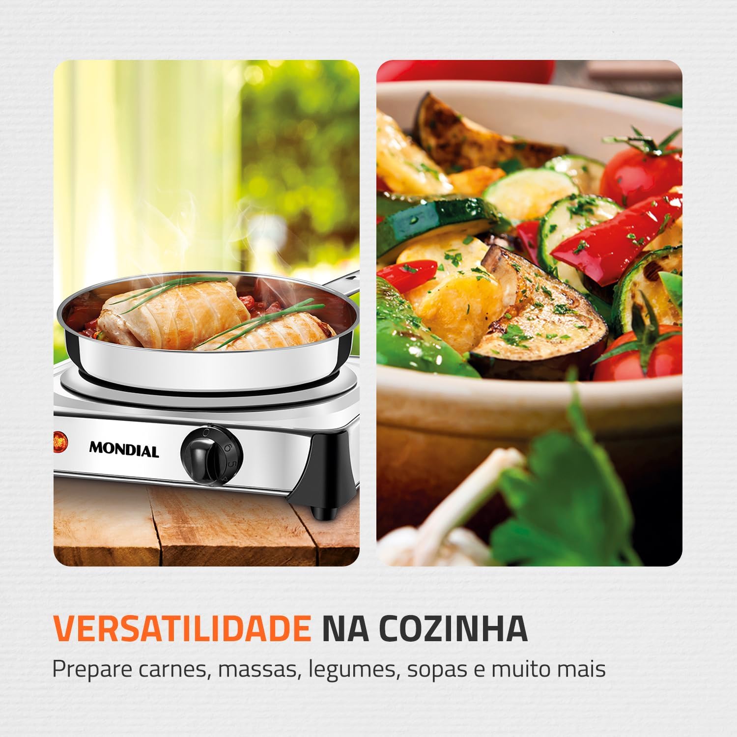 Fogareiro Portátil Elétrico 1000W - Compacto e Leve — foto 3
