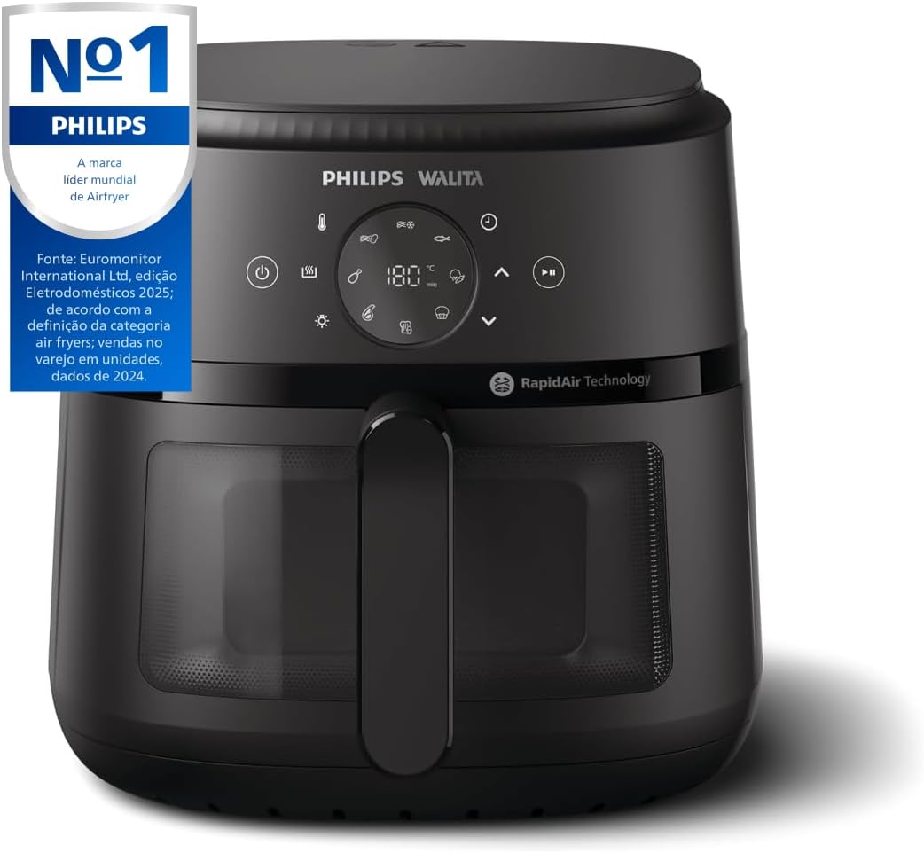 Fritadeira Airfryer Philips Walita 6,2L RapidAir — foto 2