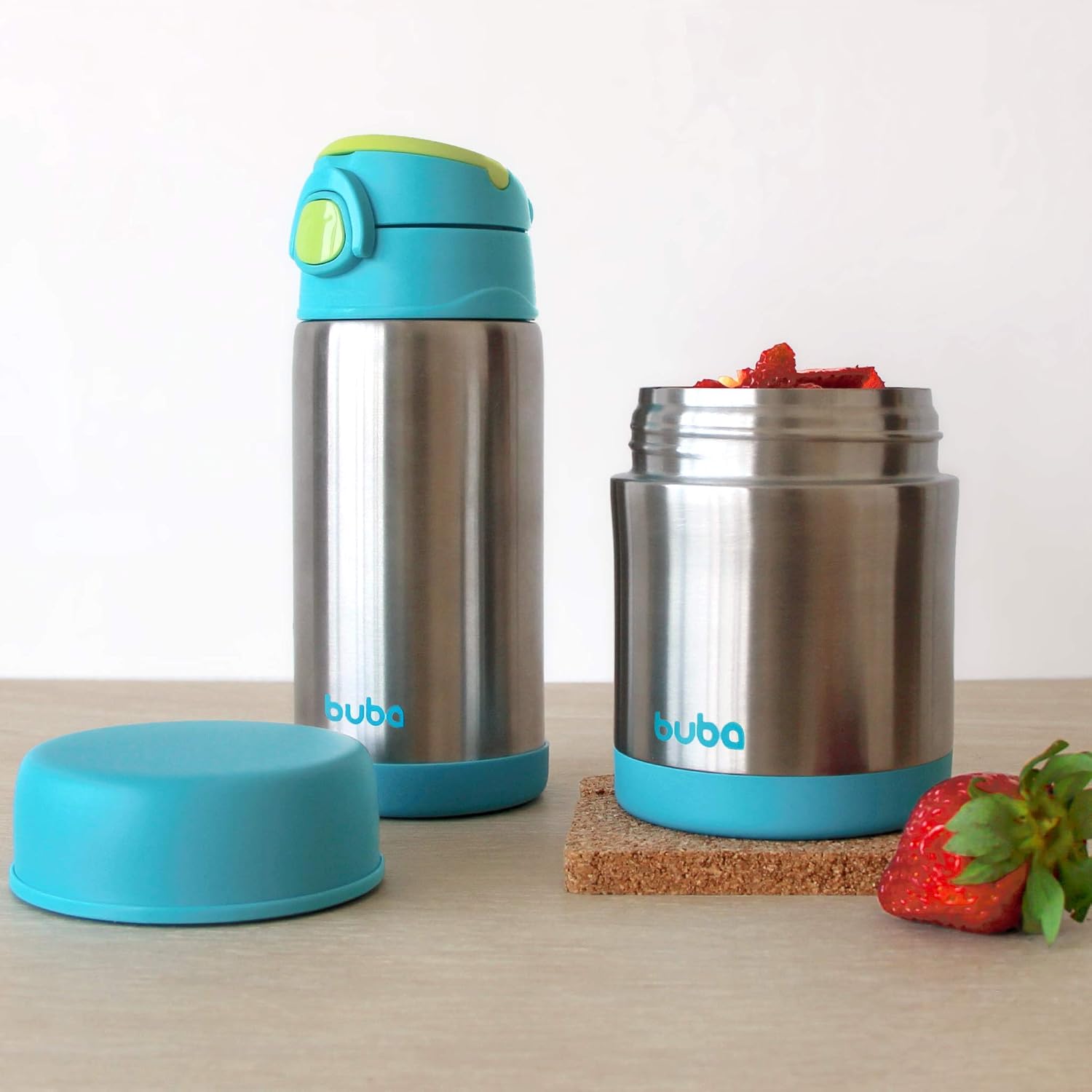 Garrafa Térmica Inox 400ml com Trava de Segurança - Aço Inoxidável — foto 2