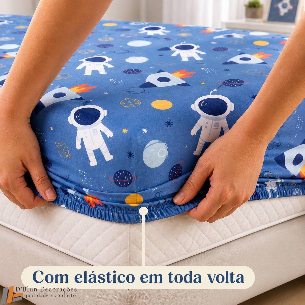 Jogo de Cama Infantil Malha 70% Algodão 2 Peças — foto 4