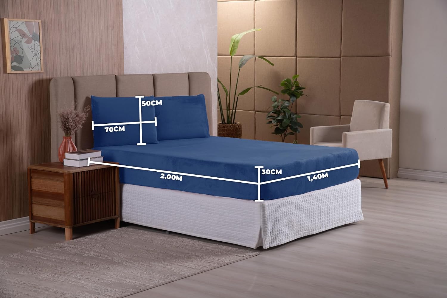 Jogo de Cama Soft Plush 3 Peças Casal — foto 5