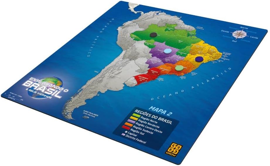 Jogo Explorando o Brasil Grow 01658 — foto 3