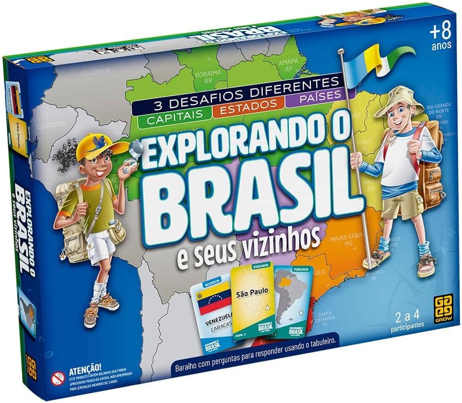 Jogo Explorando o Brasil Grow 01658