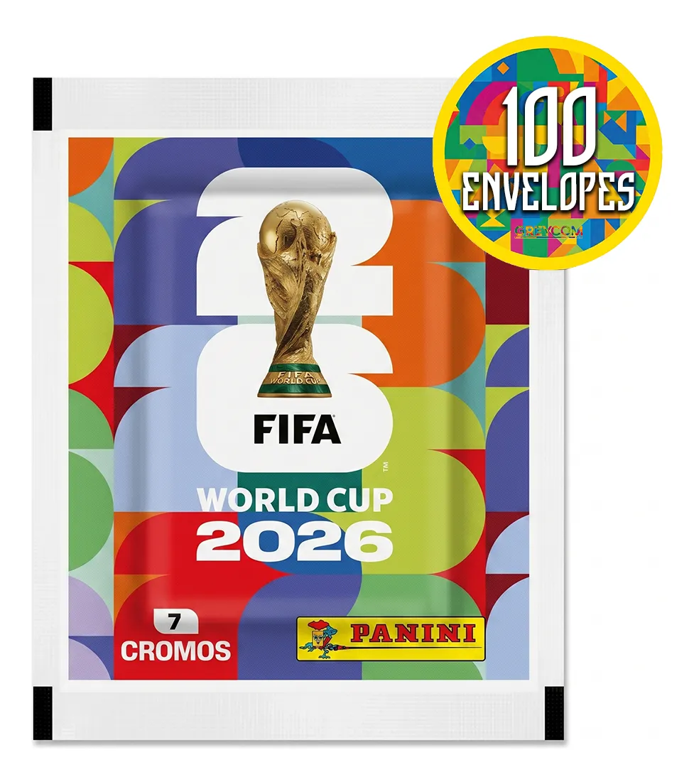 Kit de Figurinhas Copa do Mundo 2026 - 100 Envelopes com 700 Cromos