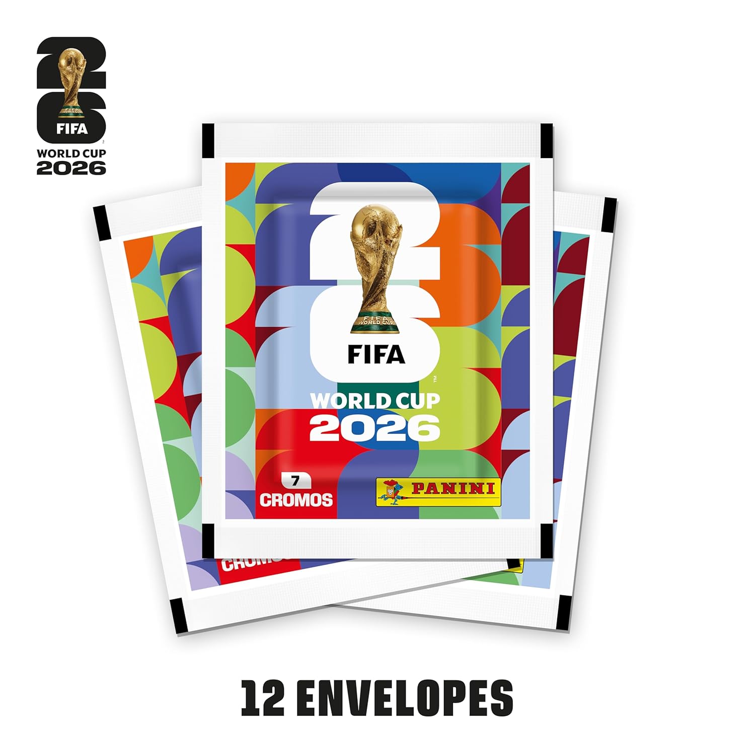 Kit de Figurinhas Copa do Mundo FIFA 2026 - 12 Pacotes