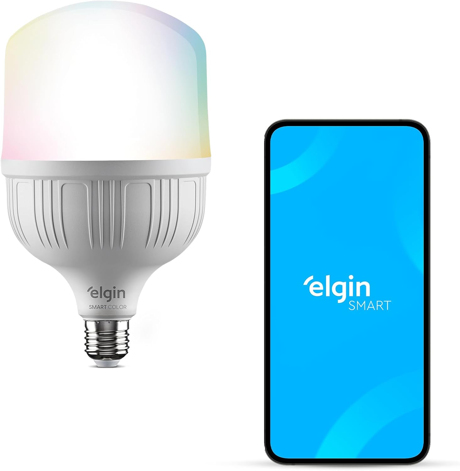 Lâmpada Inteligente Elgin Smart Wi-Fi 20W RGB E27