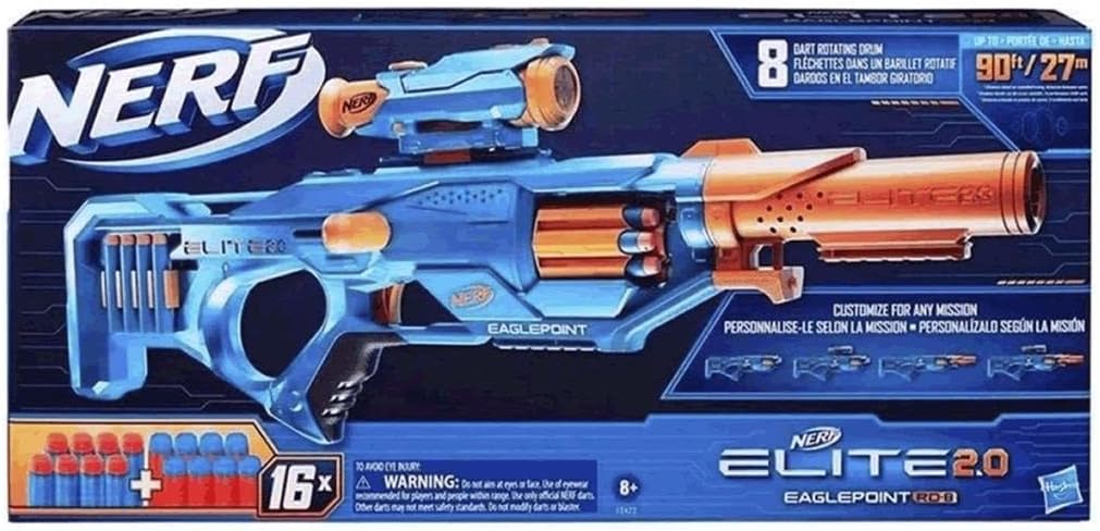 Nerf Elite 2.0 Eaglepoint RD-8 - Lançador de Dardos — foto 6