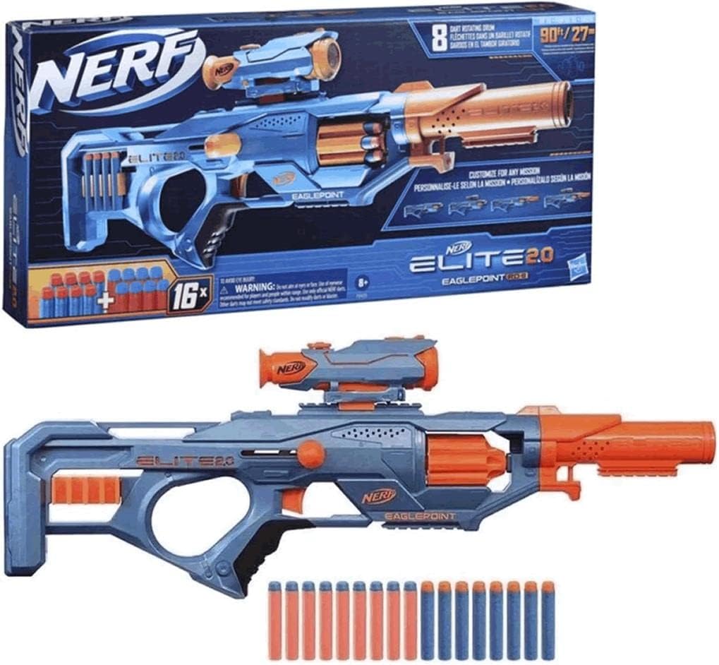 Nerf Elite 2.0 Eaglepoint RD-8 - Lançador de Dardos