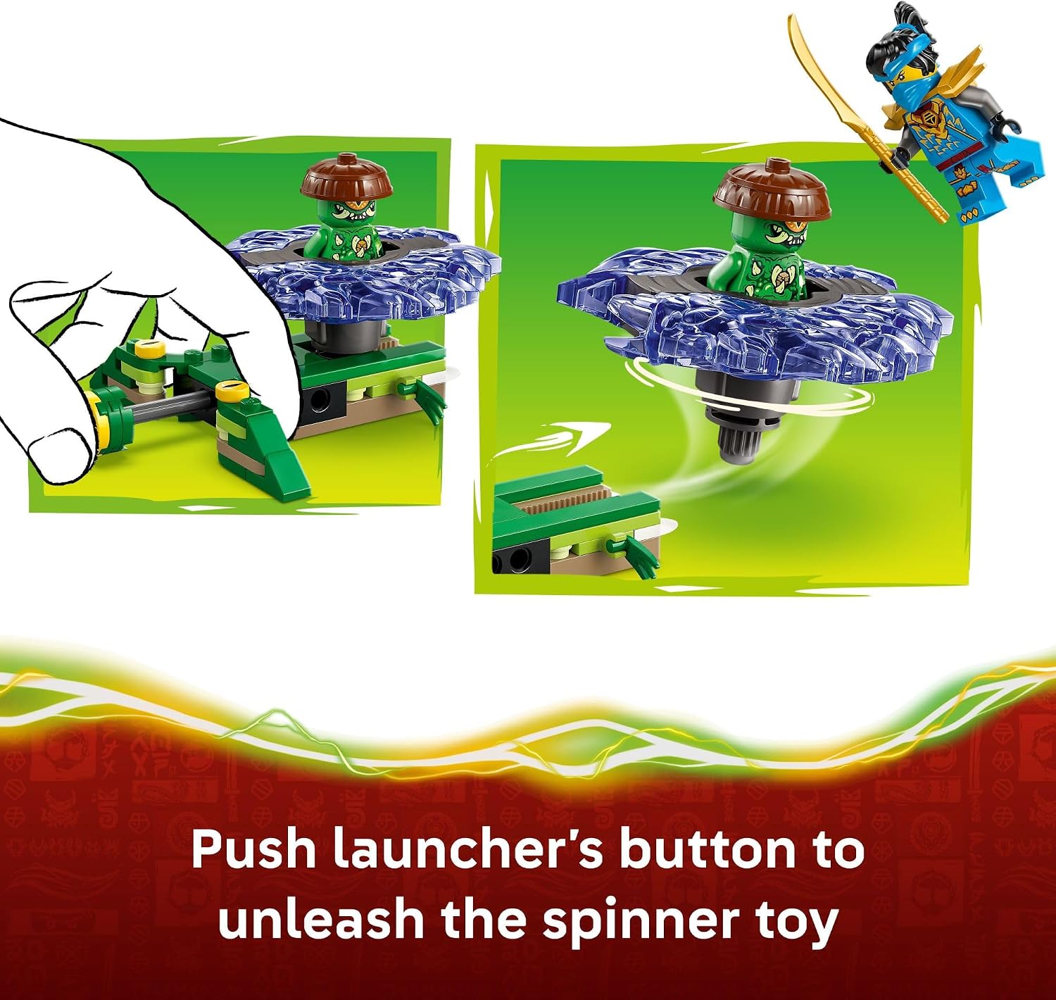 LEGO NINJAGO Nya vs. Girador de Monstro Mutante 71849 — foto 3