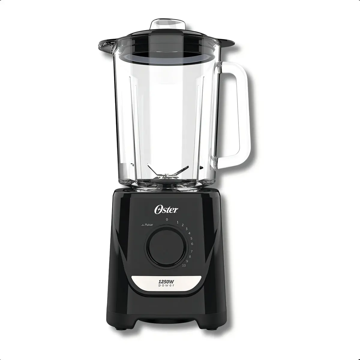 Liquidificador Oster 1250W Jarra de Vidro 1,8L Bivolt