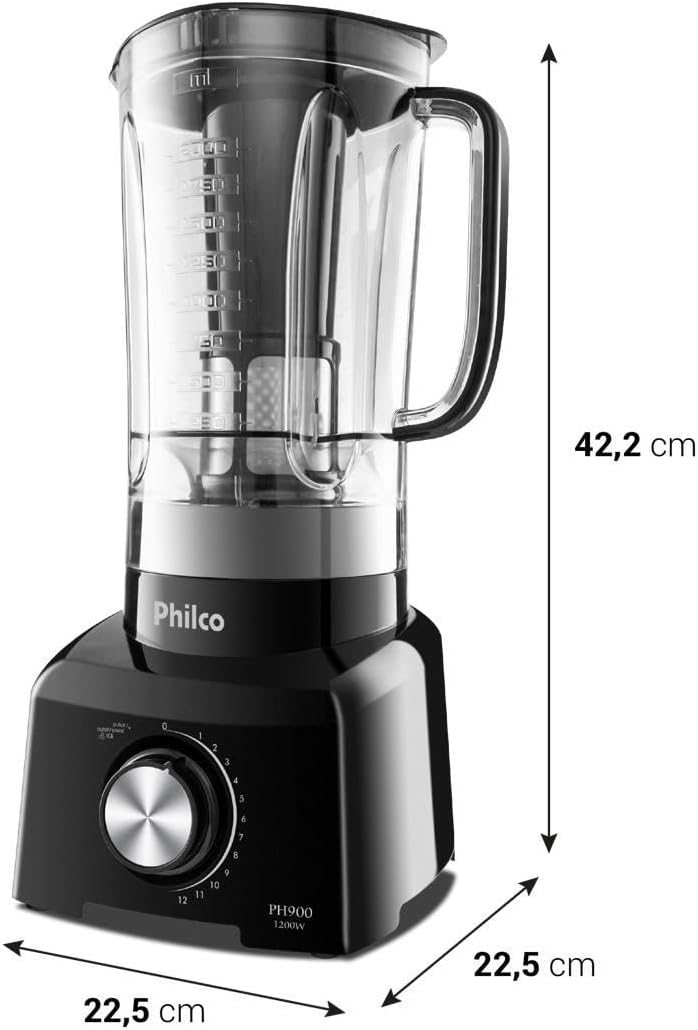 Liquidificador Philco PH900 3L Preto 110V — foto 5